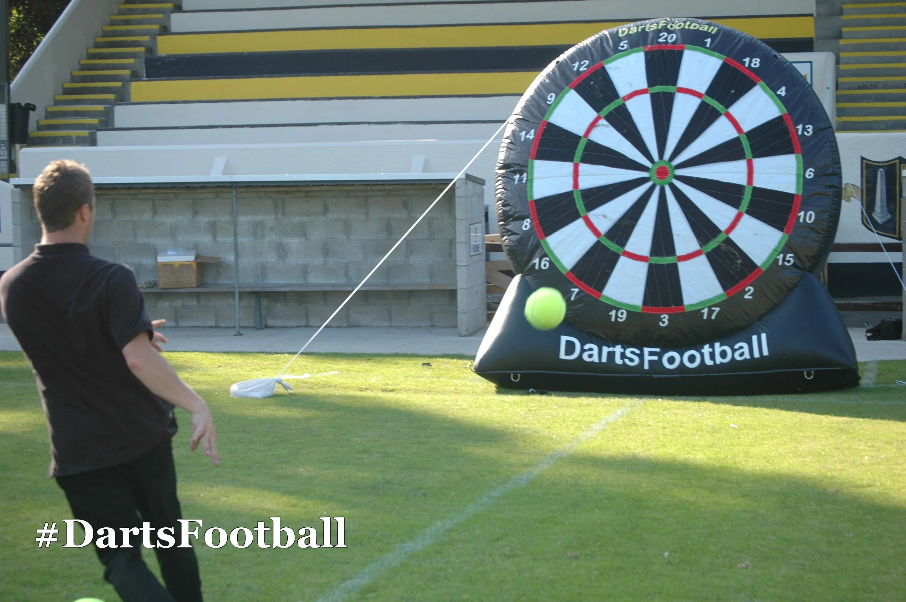 #DartsFootball